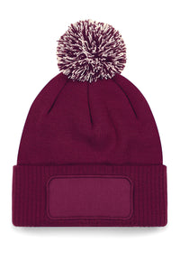 Burgundy - Off White