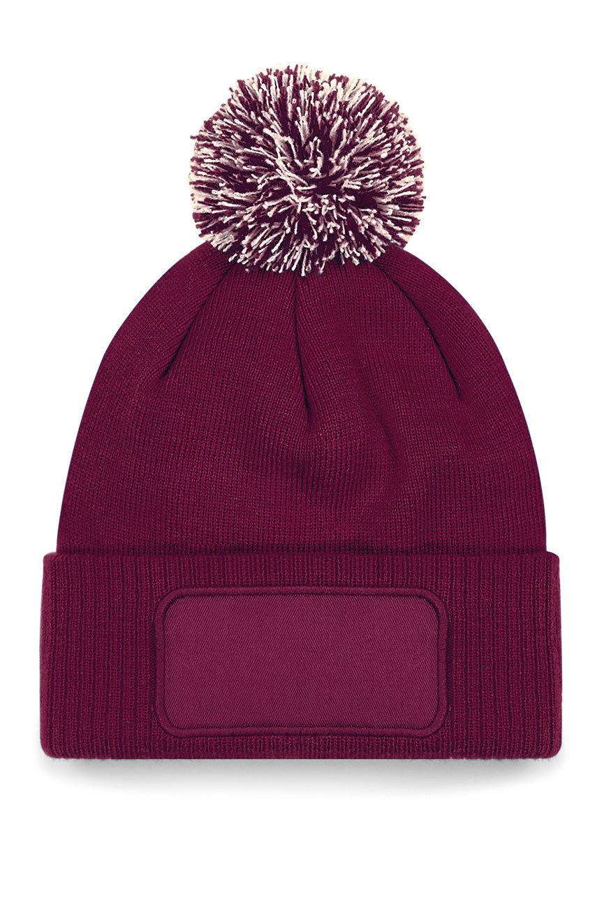 Burgundy - Off White