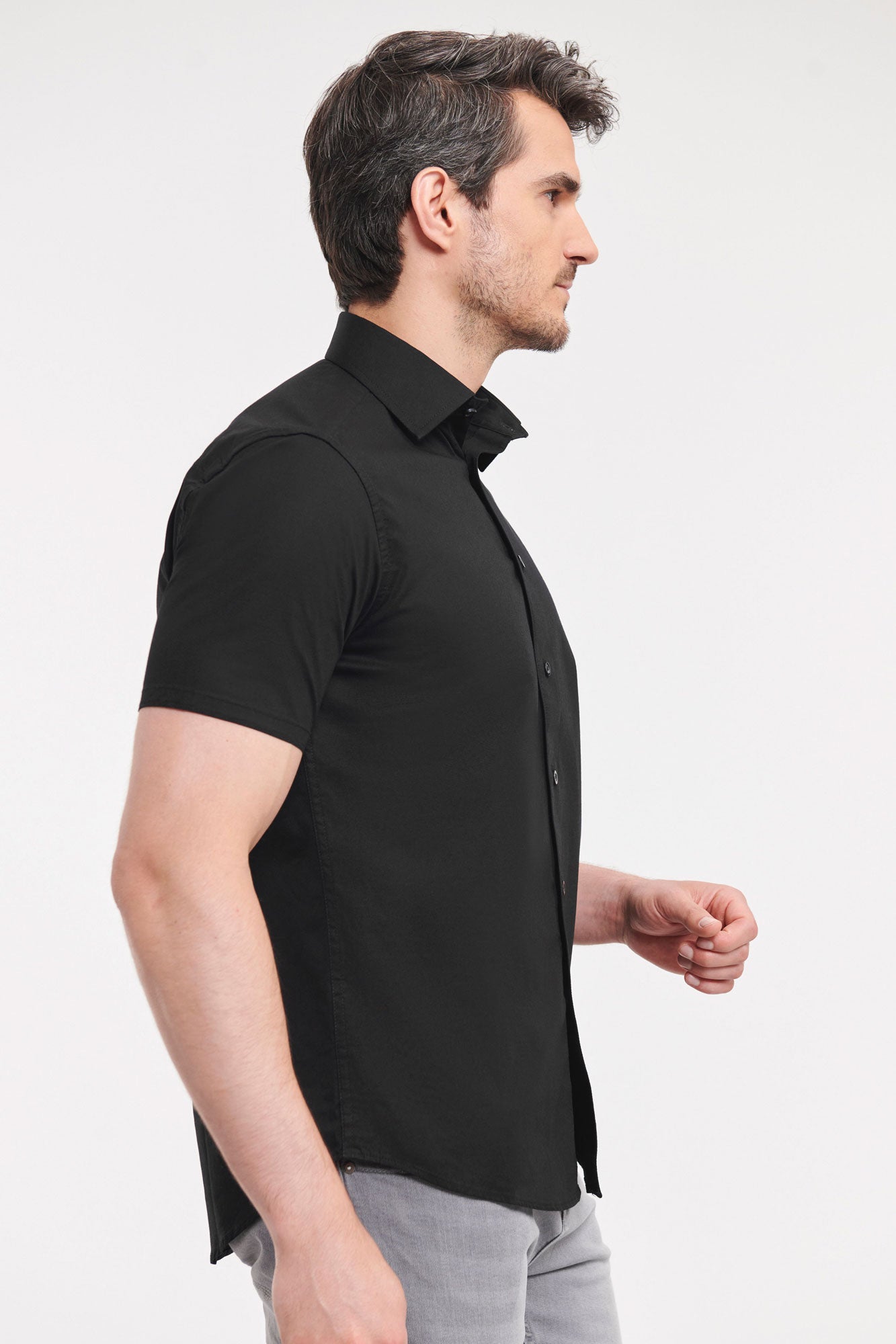 Lyhythihainen slim-fit paita