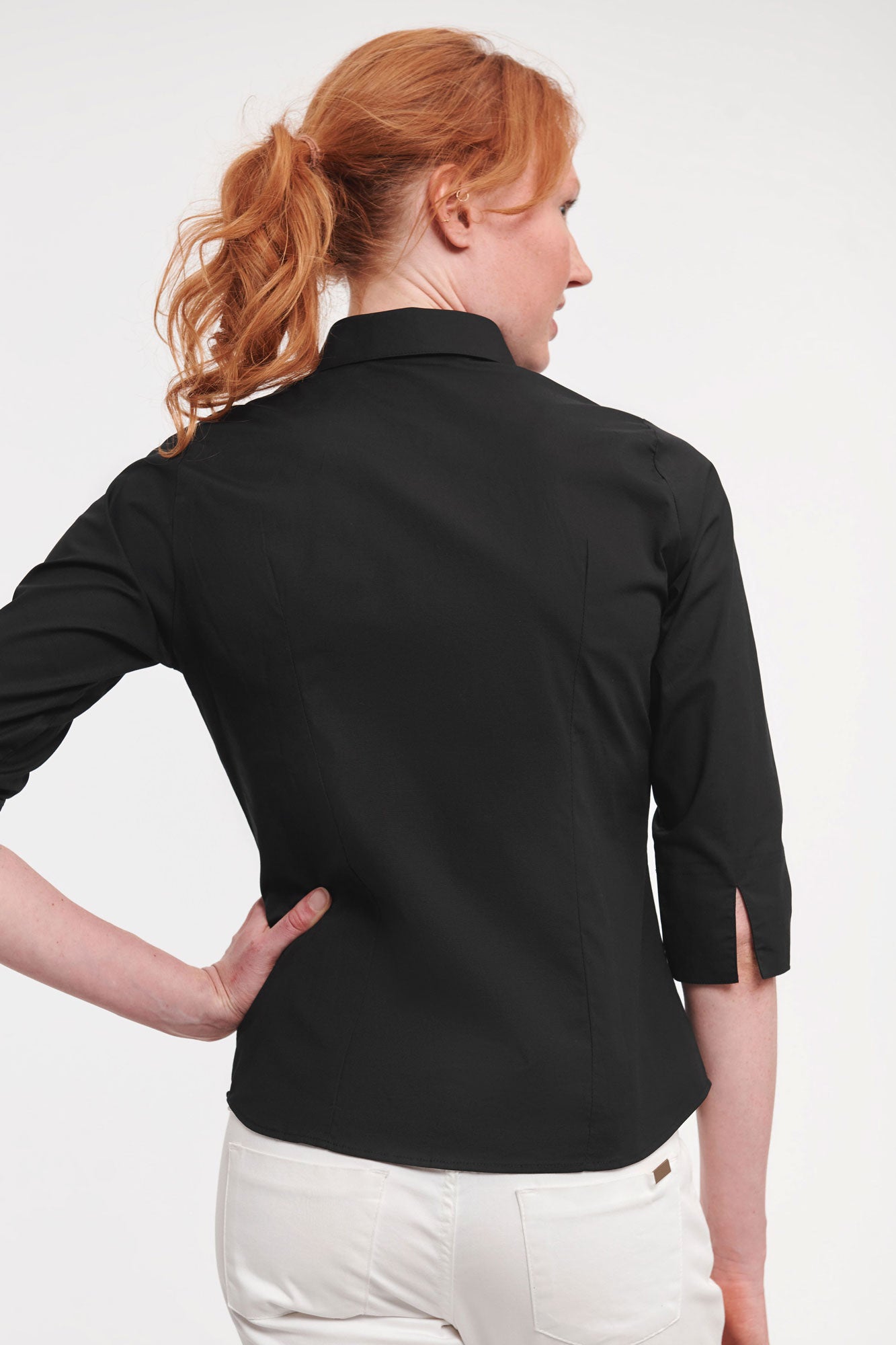 Naisten slim-fit ¾ hiha