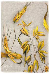 Ja minä olen viljaa keittiöpyyhe