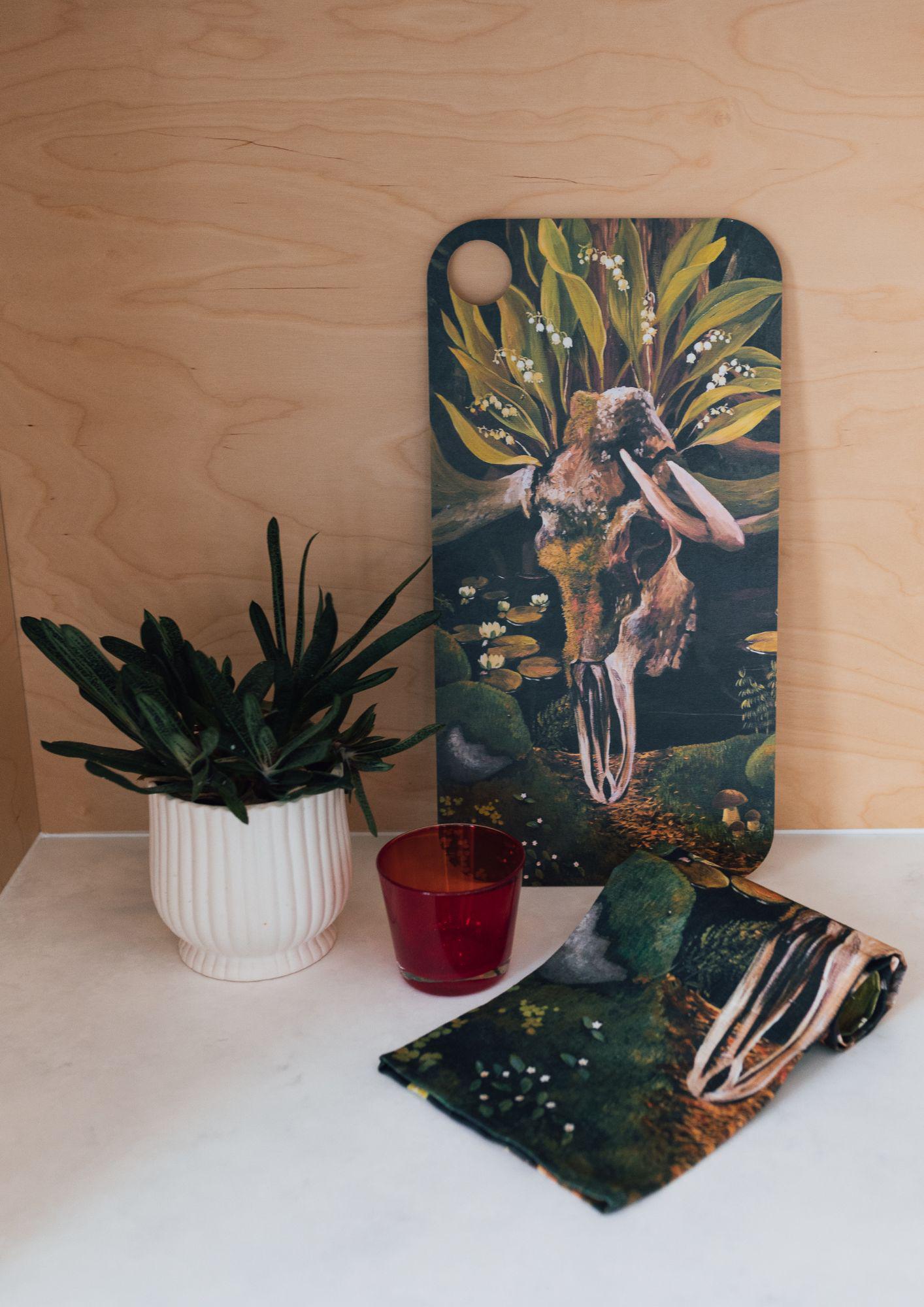 Metsän henki tarjoilu-/leikkuulauta