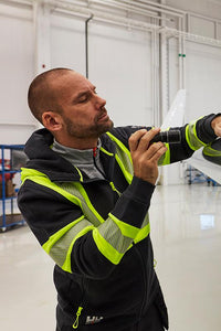 Black - Yellow Reflective