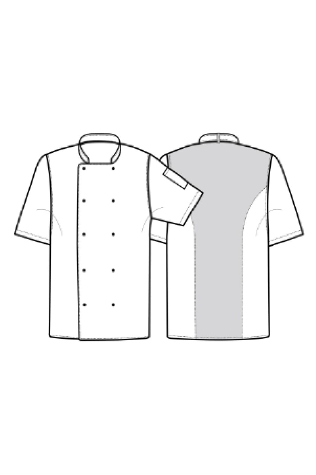 Lyhythihainen coolchecker® kokintakki