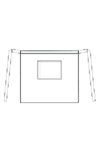 Puolipitkä taskullinen essu