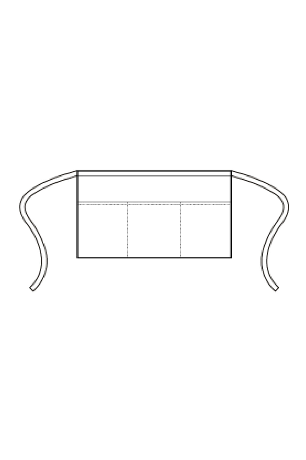 Lyhyt kolmitaskuinen essu