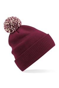 Burgundy - Off White