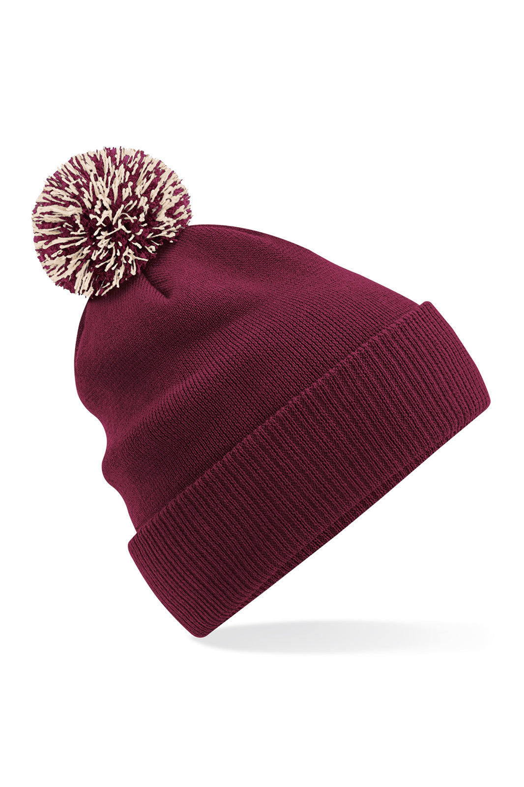 Burgundy - Off White