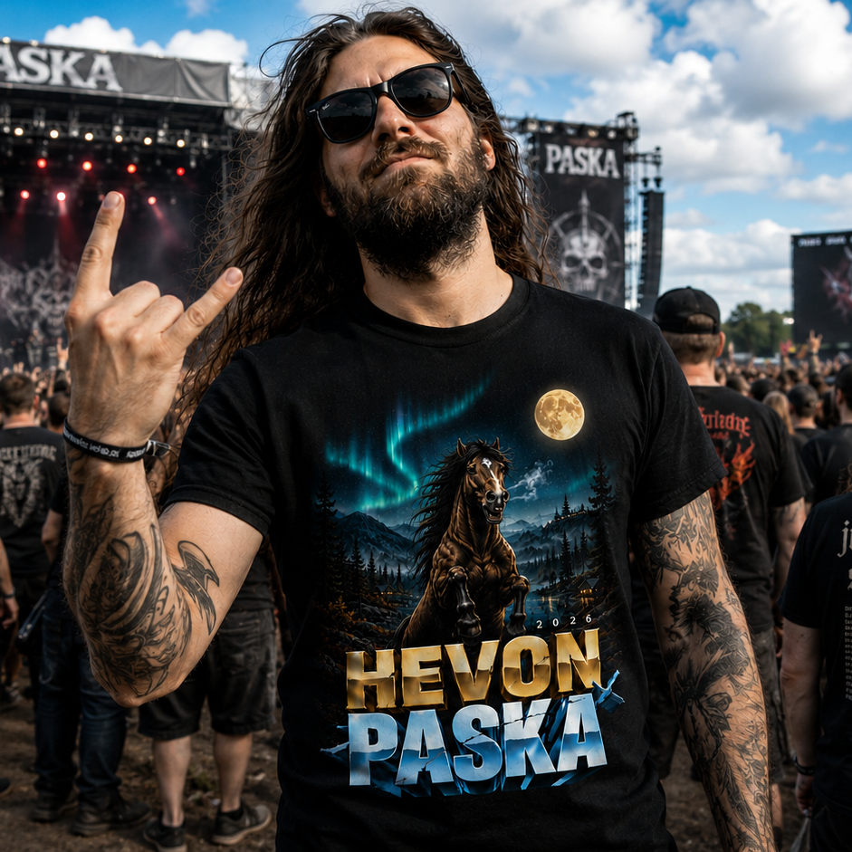 Hevon x Paska. T-paita, unisex