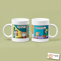 Fakkiutunut työhöni｜Fingerpori - Kahvikuppi 330ml