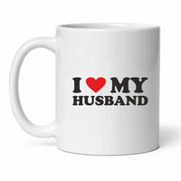 I Love My Husband - Kahvikuppi 330ml