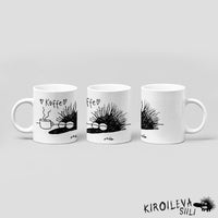 Kaffe｜Kiroileva siili - Kahvikuppi 330ml