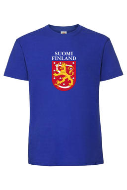 SUOMI Vaakuna T-paita omalla nimellä ja numerolla