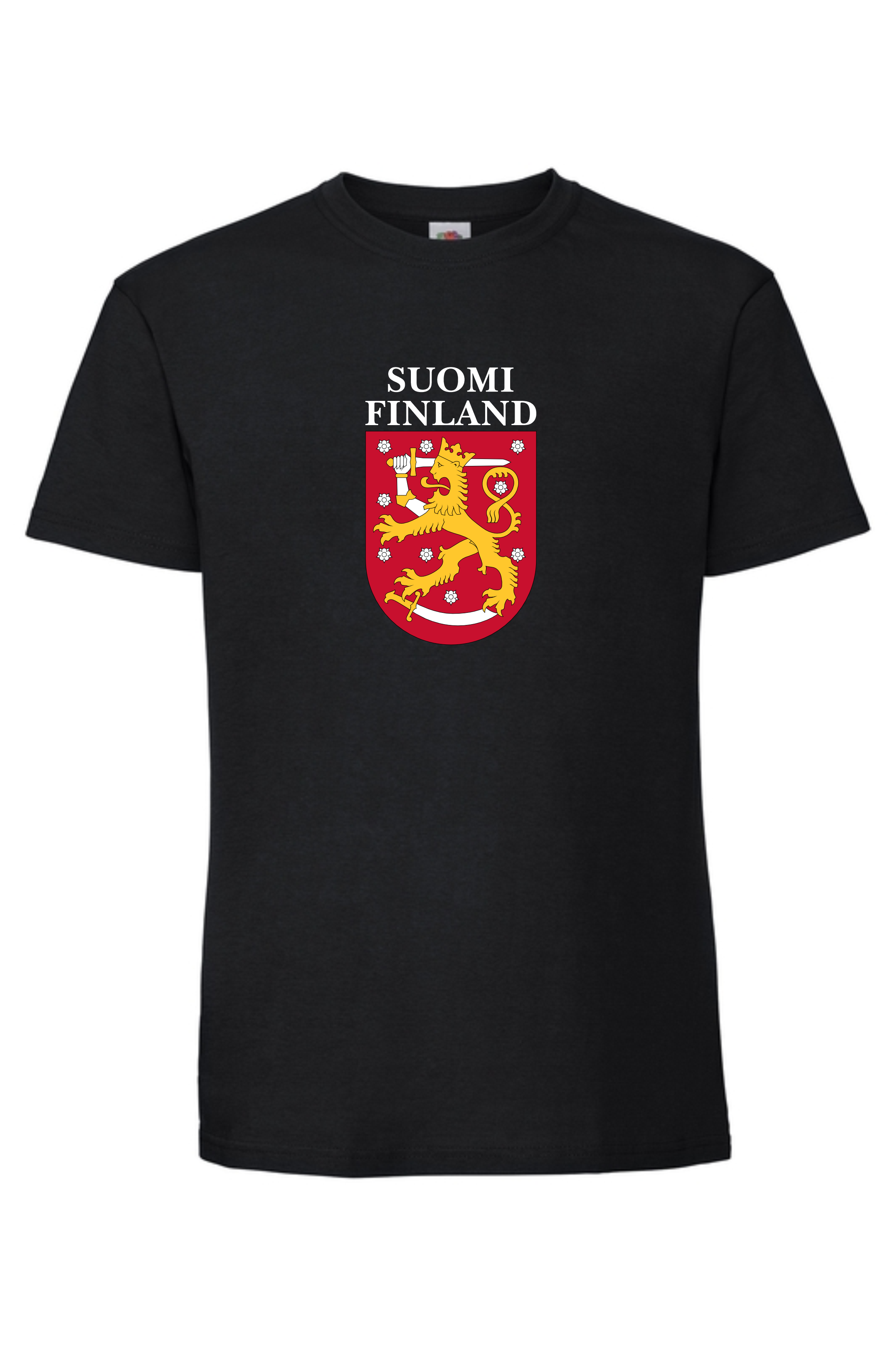 SUOMI Vaakuna T-paita omalla nimellä ja numerolla