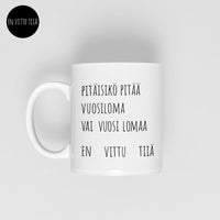 En vittu tiiä - Vuosiloma