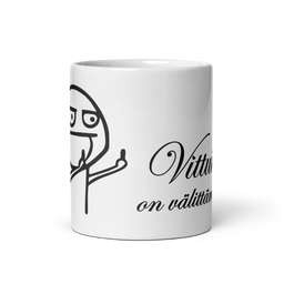 Vittuilu on välittämistä | Kahvikuppi 330ml
