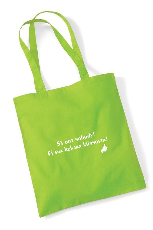 Sä oot nobody! - kangaskassi