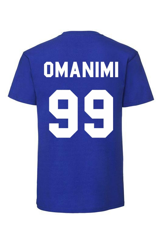 Pelipaita/t-paita omalla nimellä ja numerolla - unisex