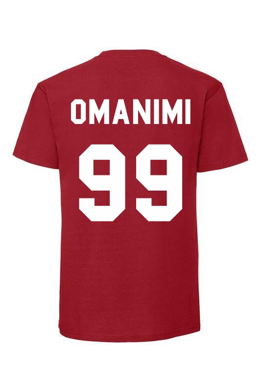 Pelipaita/t-paita omalla nimellä ja numerolla - unisex