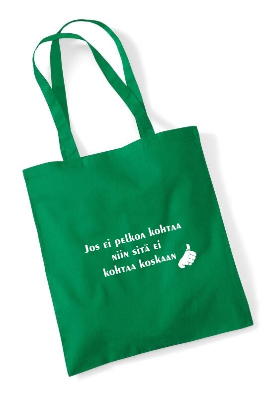 Jos ei pelkoa kohtaa... - kangaskassi
