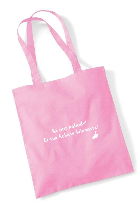 Sä oot nobody! - kangaskassi