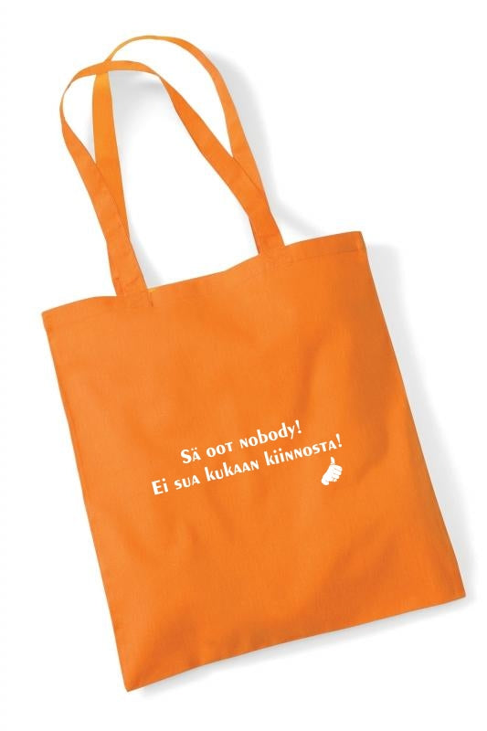 Sä oot nobody! - kangaskassi