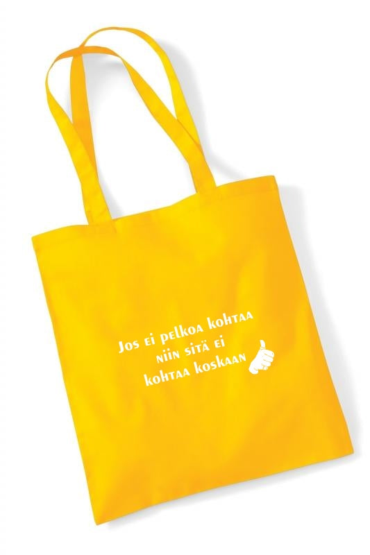Jos ei pelkoa kohtaa... - kangaskassi