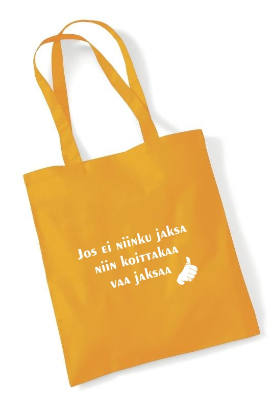 Jos ei jaksa... - kangaskassi
