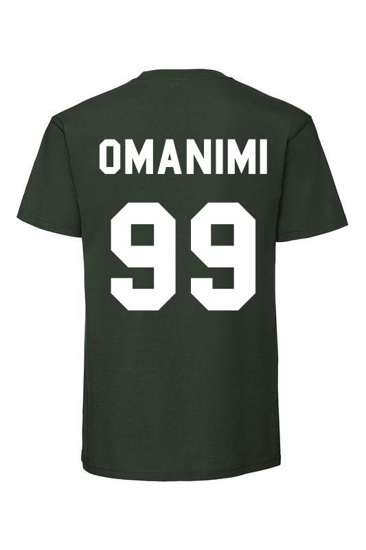 Pelipaita/t-paita omalla nimellä ja numerolla - unisex