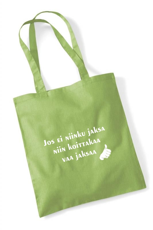 Jos ei jaksa... - kangaskassi