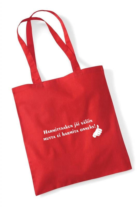 Harmittaa mutta ei harmita - kangaskassi