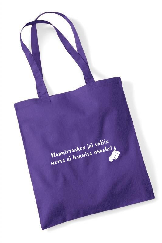 Harmittaa mutta ei harmita - kangaskassi