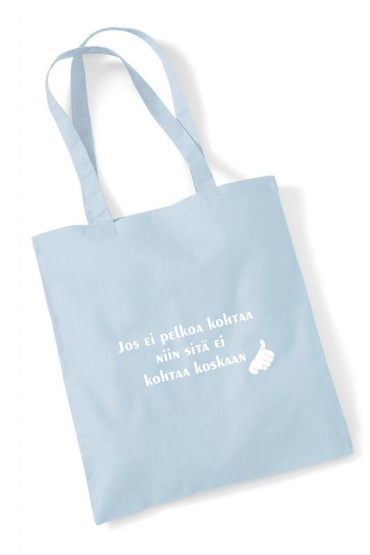 Jos ei pelkoa kohtaa... - kangaskassi