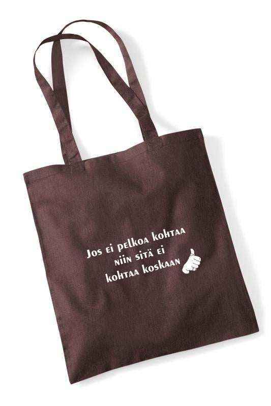 Jos ei pelkoa kohtaa... - kangaskassi