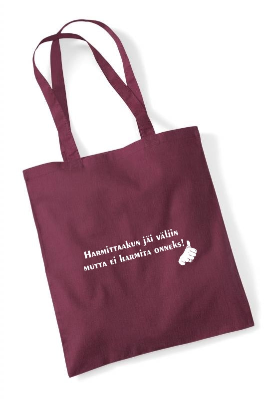 Harmittaa mutta ei harmita - kangaskassi