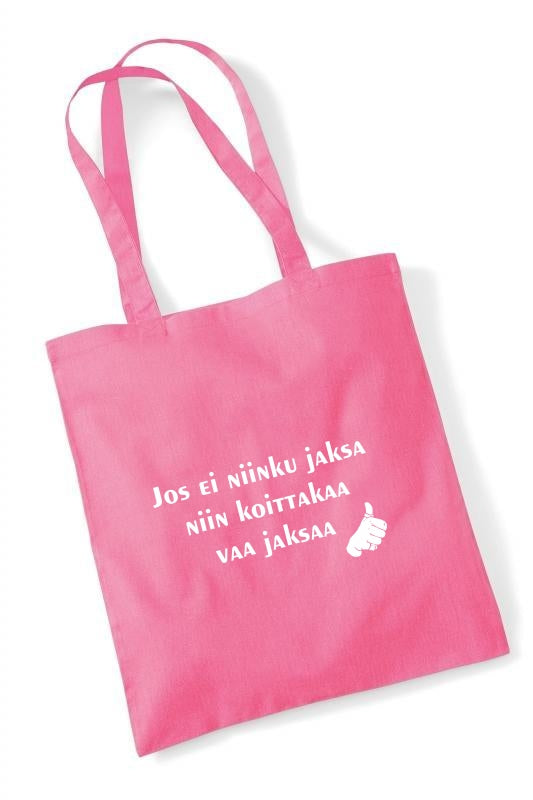 Jos ei jaksa... - kangaskassi