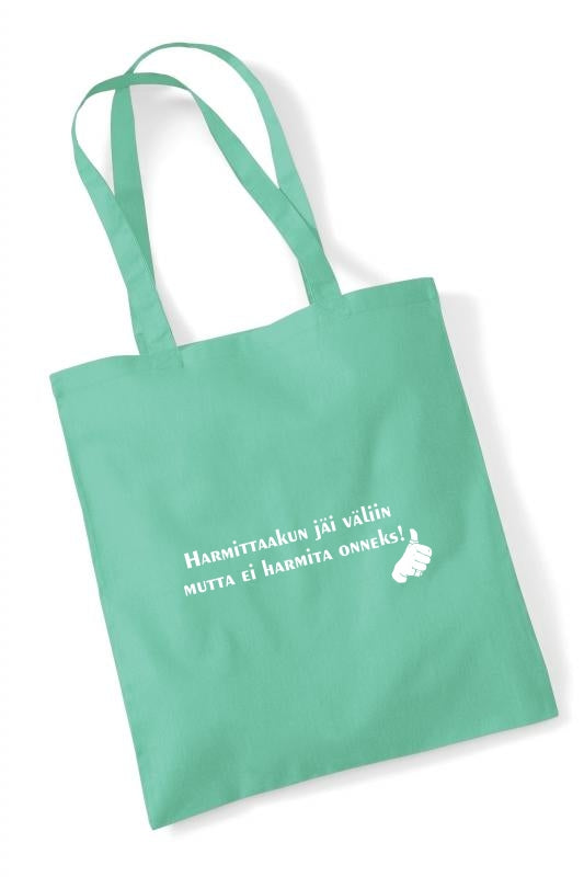 Harmittaa mutta ei harmita - kangaskassi
