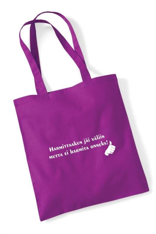Harmittaa mutta ei harmita - kangaskassi