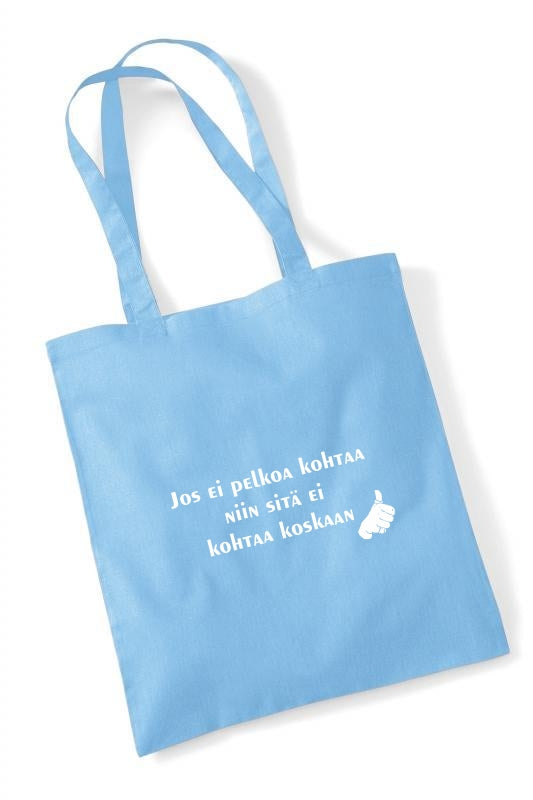 Jos ei pelkoa kohtaa... - kangaskassi