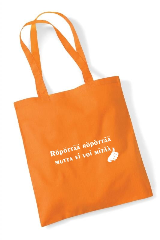 Röpöttää röpöttää - kangaskassi
