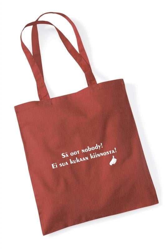 Sä oot nobody! - kangaskassi