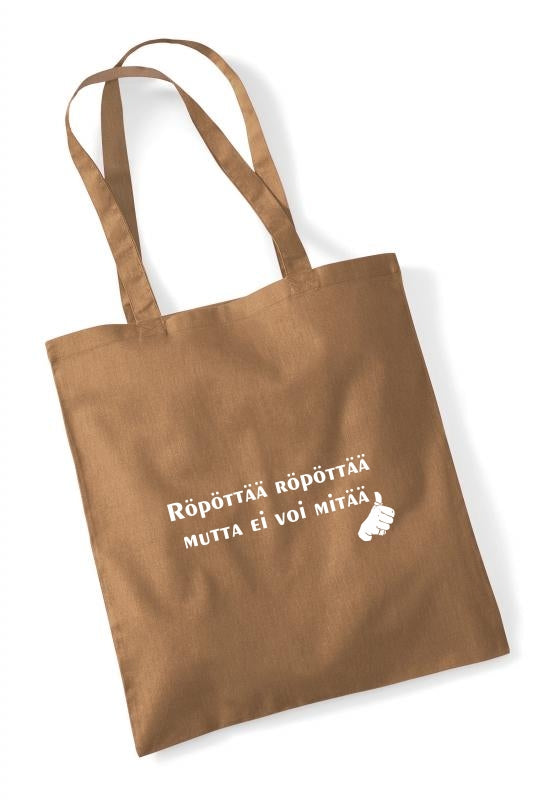 Röpöttää röpöttää - kangaskassi