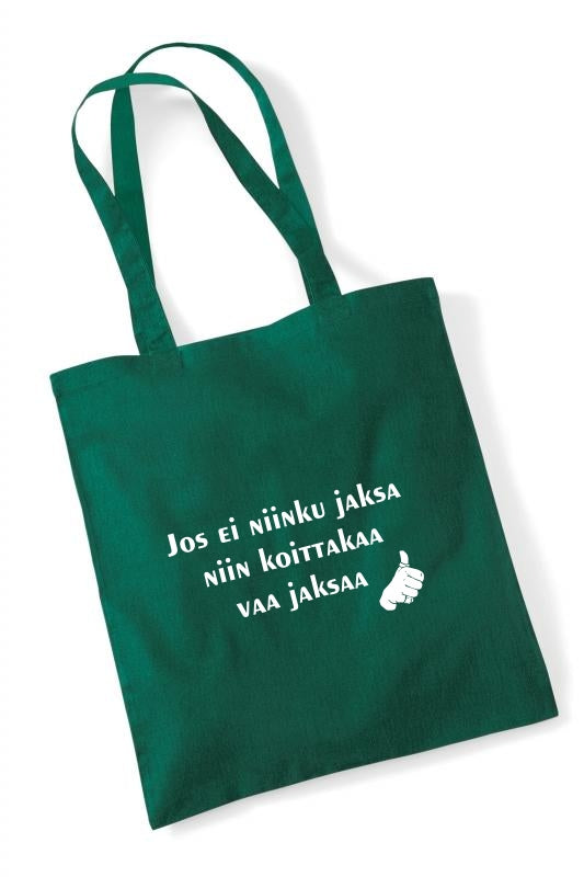 Jos ei jaksa... - kangaskassi