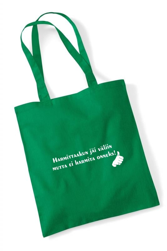 Harmittaa mutta ei harmita - kangaskassi