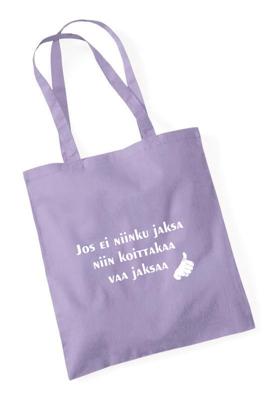 Jos ei jaksa... - kangaskassi