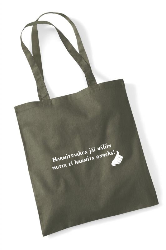 Harmittaa mutta ei harmita - kangaskassi