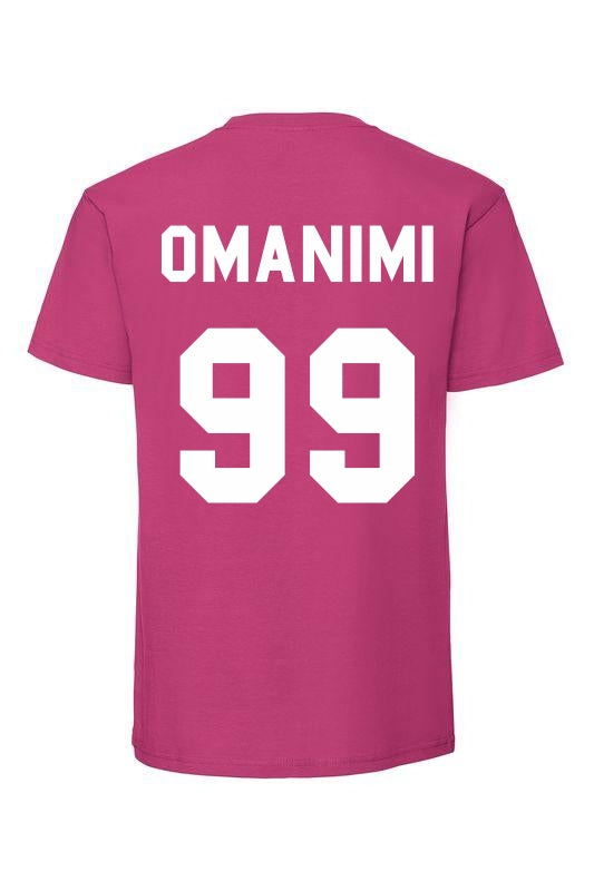 Pelipaita/t-paita omalla nimellä ja numerolla - unisex