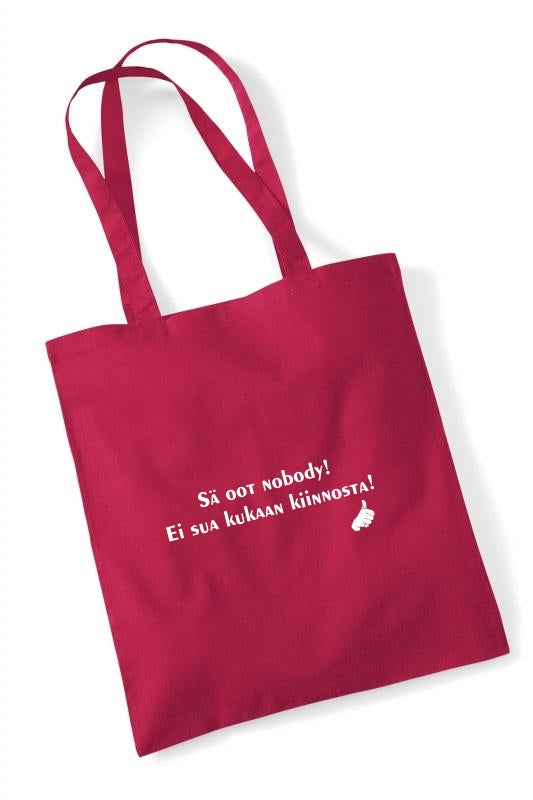 Sä oot nobody! - kangaskassi