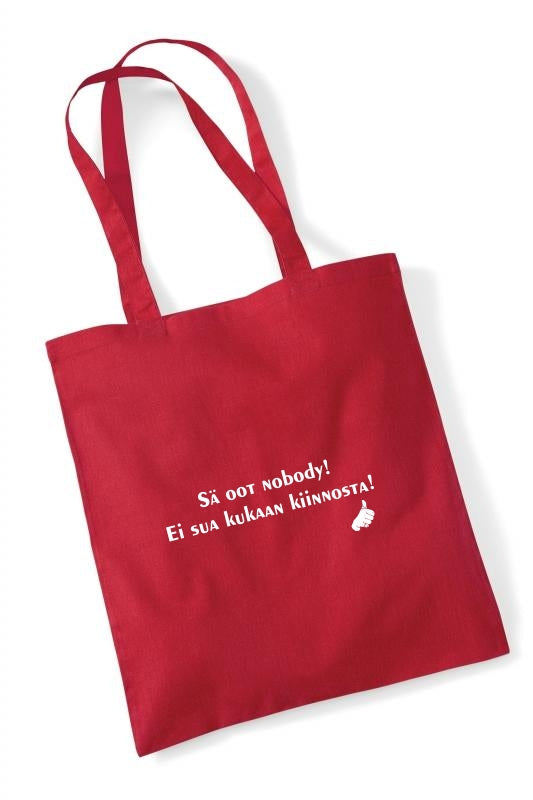 Sä oot nobody! - kangaskassi