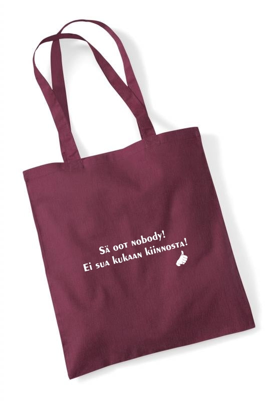 Sä oot nobody! - kangaskassi